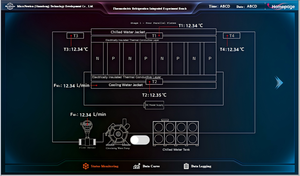 Unité expérimentale de réfrigération thermoélectrique avec connecteurs multi-ports pour échange de chaleur et circulation de fluides correspondants - Product Image 3