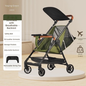 <span class=keywords><strong>Carrito</strong></span> de Viaje Plegable para Bebés, Tipo <span class=keywords><strong>Sombrilla</strong></span>, con Empuje Manual, Herramienta de Caminata para Niños, Cochecito Compacto para Bebés - Product Image 3