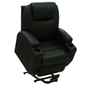 Sillón <span class=keywords><strong>reclinable</strong></span> de elevación de potencia con 8 vibraciones Masaje Calefacción Motor único Dos USB Carga Dos portavasos Marco de metal OEC7 # - Product Image 1