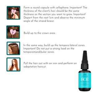 Colle Gel pour Extensions de Cheveux à Froid, Vente en Gros Usine, Adhésif Invisible à Fixation Forte pour Extensions de Cheveux 20g - Product Image 5