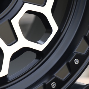 Jantes en aluminium forgé HTOR ORS447 17 18 20 pouces 6x139.7, finition noire usinée, compatibles avec 1500 Montero Sport Terra MU F150 - Product Image 6