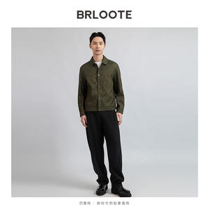 แจ็กเก็ตปกเสื้อแจ็คการ์ดสำหรับผู้ชายที่มีคลิปคุณภาพสูงแบบลำลองสามารถปรับแต่งลายและสีได้สำหรับฤดูใบไม้ผลิขนาดใหญ่ - Product Image 4