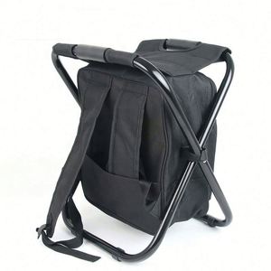 Custom Logo Durable Multi-Function Insulated <b>Cooler</b> Stool <b>Backpack</b> 600D Oxford Material Portable Folding Seat for Outdoor Events - Product Image 5
