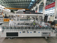 Machine de laminage à chaud motorisée robuste pour PUR, avec fonctionnalités multifonctions pour l'enveloppement et la finition des profilés