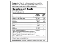 OEM Calcium végétalien 90 comprimés, Calcium végétal de qualité supérieure (1000 mg) provenant d'algues rouges islandaises, enrichi en magnésium