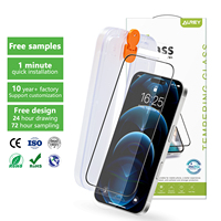 Verre Offre Spéciale HD 2.5D 9H pour téléphone protecteur d'écran avec applicateur avec plateau d'installation pour Iphone 15 16 Pro