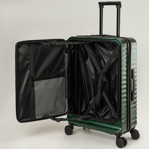 กระเป๋าเดินทางล้อลากขนาด 20 นิ้ว น้ำหนักเบา ผลิตจาก ABS เปิดด้านหน้า พร้อมกุญแจ TSA ซับในโพลีเอสเตอร์ หูหิ้วนุ่ม และล้อ 4 ล้อ ขายดี - Product Image 6