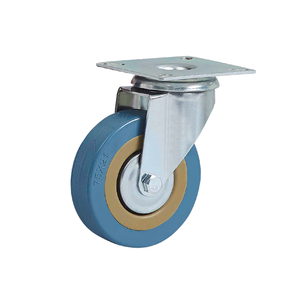 Maßgefertigte Grauguss-Rollen 2,5 Zoll <span class=keywords><strong>3</strong></span> Zoll 4 Zoll 5 Zoll PVC Industrieräder Möbel-Trolley Regalräder - Product Image 4