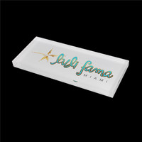 Blocs de logo en acrylique personnalisés sérigraphie impression numérique découpe laser gravure impression UV bloc Photo de marque d'entreprise Lucite