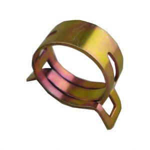 Colliers de serrage en acier inoxydable de type P avec coussinets en caoutchouc EPDM pour tuyaux de tailles métriques et impériales (201, 304, 316) - Product Image 1