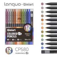Coffret de crayons mécaniques non solubles aux couleurs Morandi – Crayons automatiques aux tons doux et minimalistes pour le journaling et le dessin esthétique