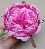 Qualité Soie Pivoine Têtes De Fleurs Roses Artificielles Toile De Fond De Mariage Arrangements Floraux Événement Décor En Gros Fabricant