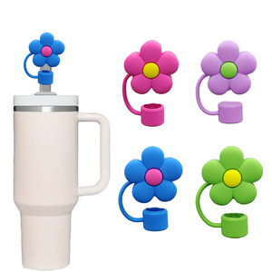 Vendita calda per Stanley 10mm tappo per la polvere carino tazza di ghiaccio in Silicone PVC materiale per bere accessori per tazza di paglia Bar - Product Image 2