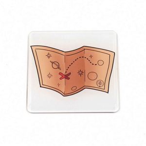 Acrylique de sublimation promotionnel de 5 mm avec aimant, aimant de réfrigérateur en acrylique de sublimation, finition brillante blanche, photo imprimable - Product Image 1