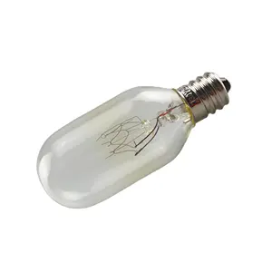 Hotte aspirante en verre transparent T25 avec ampoule tubulaire 25W & 40W 220V-240V E14 lampe au sel, INC-MINI-E14 230V