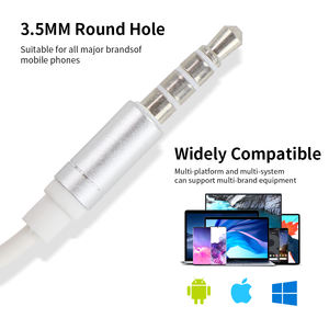 سماعات أذن معدنية LD-164 KIKI SHOOT مقاس 3.5 مم مقاومة للماء IPX-3 بطول 1.2 متر مع ميكروفون وعلبة تخزين هدية للفتيات الصغيرات - Product Image 3