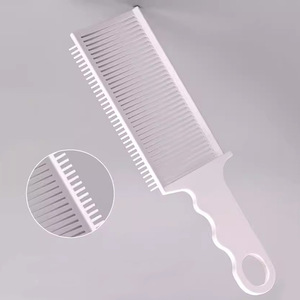 Peine para cortar el cabello para hombres, peine para recortar, peine para cortar el cabello en casa, peine para corte degradado con pomada, peine de mango largo para peinado plano - Product Image 3