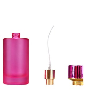 50ML Glass <b>Perfume</b> Atomizer Bottle, Portable Refillable Empty Fragrance <b>Container</b>, High-Grade Press Spray Dispenser - Product Image 5