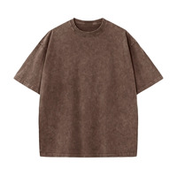 T-shirts décontractés pour hommes, jeunes et adultes, 100% coton, chemise en coton pour hommes, t-shirt pour hommes de luxe surdimensionné, poids lourd