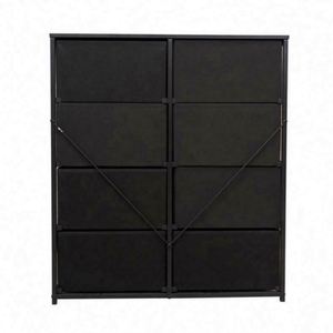 Commode autoportante moderne en tissu pour salon, durable, avec panneaux en MDF et acier inoxydable, en pin, disponible en plusieurs couleurs - Fournisseur en gros - Product Image 5