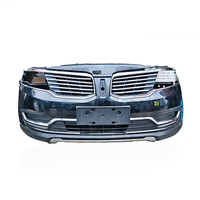 MKX untuk Lincoln 2016-2018 Bumper Depan Lengkap Dengan Grille Kipas Pendingin Radiator Sensor PDC Lampu Kabut FA1Z17D957AC
