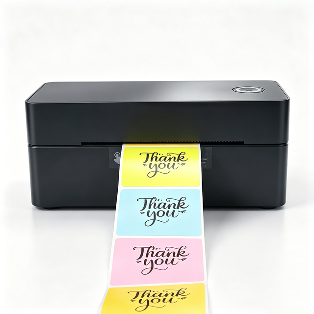 Factory Wholesale Portable Thermal Printer 30-110mm Express Shipping Label Small E-commerce DIY Waybill Sticker Printer