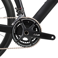 Vélo de route entièrement en carbone 700C 2x11 vitesses, frein sur jante, fourche en carbone, guidon aérodynamique, 8,8 kg, vélo de course, vente en gros