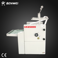 SENWEI SWFM520A + Machine à plastifier manuelle à grand rouleau avec chauffage à l'huile hydraulique A2 A3 A4 avec rembobinage