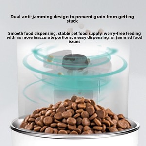Smart Pet Automatic <strong>Feeder</strong> - Timer Quantitative Food Dispenser Large Capacity with Video Interaction&amp;APP Control for Dogs &amp; <strong>Cats</strong> - Product Image 2