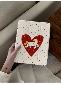 Custodia Protettiva Anti-caduta con Motivo Pony a Pois Carino e Adorabile <span class=keywords><strong>per</strong></span> <span class=keywords><strong>iPad</strong></span> 11ª generazione, Air 7, Mini 6, Pro 12.9 con Slot <span class=keywords><strong>per</strong></span> <span class=keywords><strong>Penna</strong></span> - Product Image 2