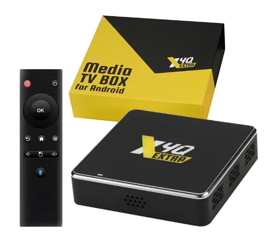Ugoos tv box X4Q décodeur extra S905X4-J décodeur intelligent Prend en charge le décodage vidéo 4K android 11 tv box stock vente