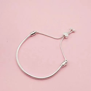 Bracelet Serpent Ajustable Original en Argent Sterling 925 pour Breloques Pan, Bijoux DIY pour Femme, Cadeau, Demander le Catalogue - Product Image 2