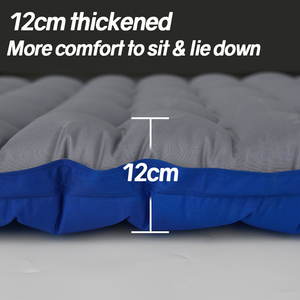 <span class=keywords><strong>Matelas</strong></span> de camping gonflable moderne super léger et pliable en PVC-nylon épaissi avec pompe à pied intégrée pour la randonnée et le trekking - Product Image 3