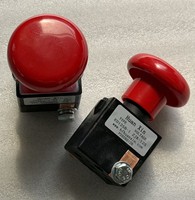 Bouton d'arrêt Huize pour chariot élévateur électrique, interrupteur d'arrêt d'urgence avec tête de champignon rouge