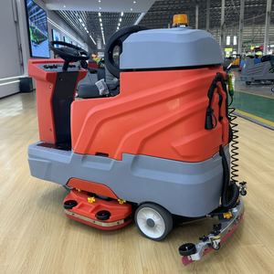 1500W Electric <b>Ride</b>-<b>On</b> Floor Scrubber With 1200mm Squeegee 7500m/h Capacity for Cleaning Airports & Shopping Malls - Product Image 5