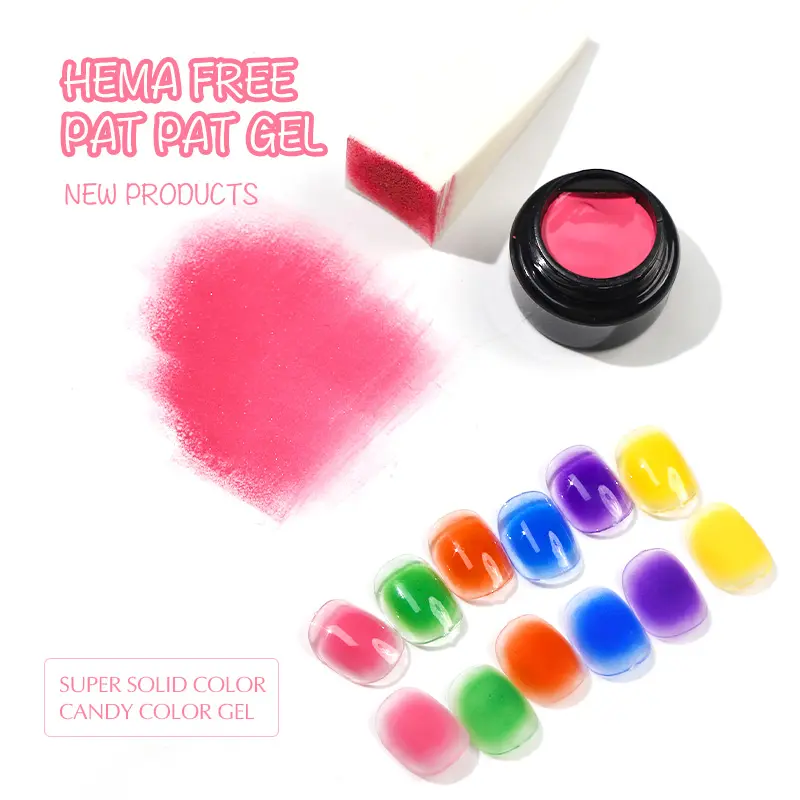 MH 42 Farben Gel Nagellack Set einfarbig Litho pon Pulver Pigment Mikro malerei Ombre Pat Pat Gel Hema Free Gel politur