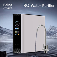 Système de filtration d'eau par osmose inverse 800 GPD, purificateur sans réservoir à haut débit sous évier avec affichage TDS intelligent pour usage domestique et extérieur