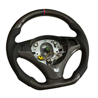 Volant personnalisé en fibre de carbone véritable avec LED pour E84 E87 E89 E88 W87 E90 E91 E92 E93 m3 2005-2012 1/2/3/4/5/F/MSeries