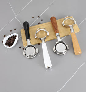 Accesorios <span class=keywords><strong>de</strong></span> <span class=keywords><strong>café</strong></span> Fábrica personalizada 51MM Espresso Portafiltro sin fondo con 3 orejas Se adapta al filtro <span class=keywords><strong>De</strong></span>'Longhi - Product Image 5