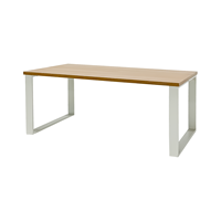 Table de conférence de bureau commerciale ergonomique, moderne, écologique, durable, réglable, extensible, modulaire, 10 places