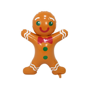 Juguetes inflables de PVC <span class=keywords><strong>para</strong></span> Navidad, decoración inflable de Papá Noel, hombre de jengibre, Cascanueces, decoración de Nochebuena - Product Image 3