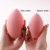 Éponge à poudre lavable en forme de gourde pour le visage, grand applicateur de blush, ensemble d'éponges de maquillage Real Tech Vegan Cruelty Free