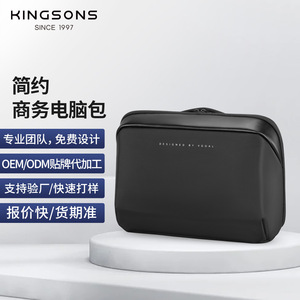 Kingsons Laptop Bag 15.6 Inch Waterproof Shockproof Business Travel <b>Briefcase</b> Unisex Shoulder Crossbody Bag - Product Image 4