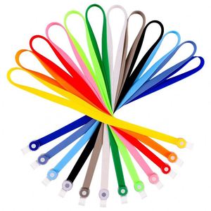 Cordon de cou en silicone personnalisé avec logo pour permis de travail, porte-badge et étui pour carte – Prix usine - Product Image 1