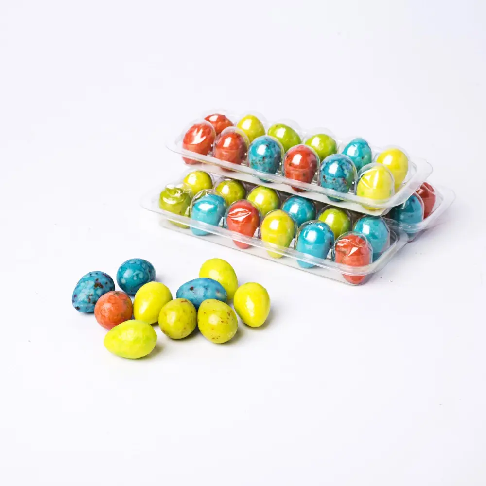 Factory Direct Sale Egg Shaped Gum Balls For Easter Day In Bubble Gum Candy