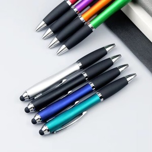 Bolígrafo promocional con logotipo personalizado al por mayor, bolígrafo de plástico negro para escribir, tinta para oficina - Product Image 3