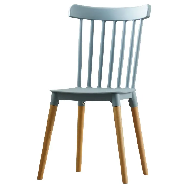 Mobiliário pátio do exterior cinza, cadeira de plástico do sedie americano da cadeira da sala de jantar do jardim conjunto 4