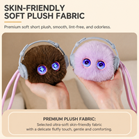 Nouvelle Génération Compagnon de Bureau Intelligent IA en Peluche, Jouet Interactif WiFi, Robot de Chat Animé avec Yeux Expressifs, Animal en Peluche pour Enfants