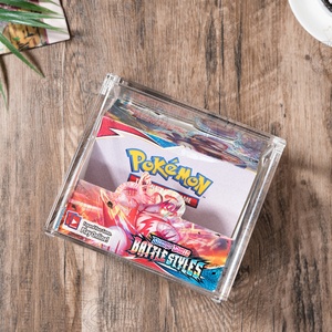 Factory Custom High Quality Transparent Acrylic Booster Box with Lid - Product Image 5