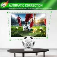 Projecteur de cinéma miniature Topleo, projecteur vidéo rétro de football, projecteur LED Android 4K Wifi